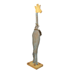 Żyrafa drewniana dekoracja stojąca 91cm